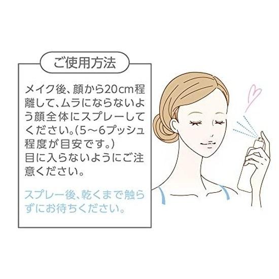 Cezanne Make Fix Mist 48ml Makeup Setting Prevents Breakdown Skin Roughness Mist-Type Lotion Colorless