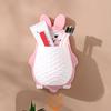 Wall Rabbit Storage Box Wall Mounted Cartoon Rabbit Storage Rack Waterproof Toothbrush Organizer for Kitchen Bathroom Makeup Tools