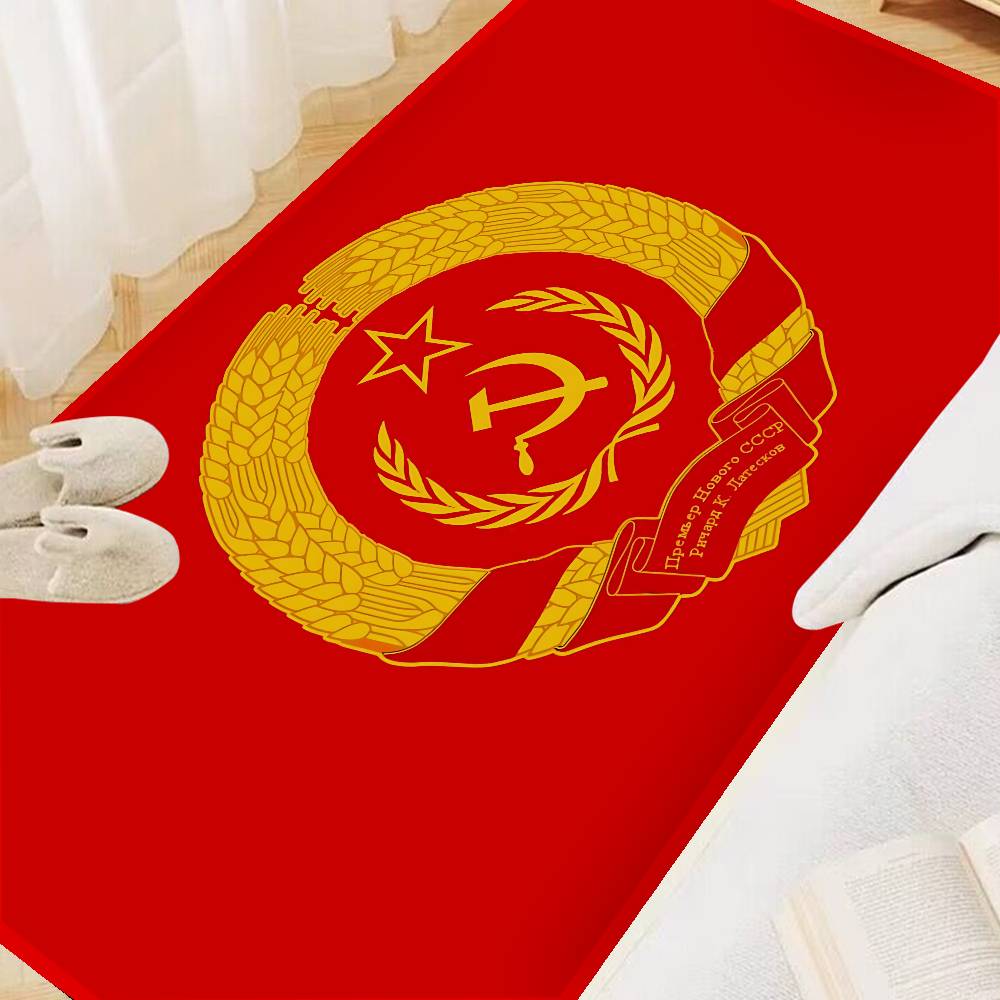CCCP USSR Soviet  Entrance Door Mat Nordic Style Home Doormat Bathroom-Toilet Mats Bedroom Hotel Decor Mat