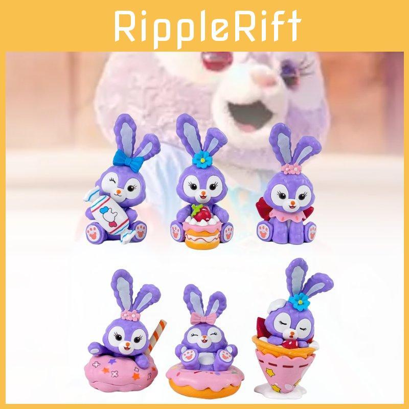 Adorable Starry Dressed Rabbit Figurine Collection For Sweet Treats Decoration