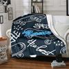 Custom Name skateboard Theme Printed Blanket - Perfect for Couch, Bed, Travel & Outdoor Use | Machine Washable, Cozy & Durable.