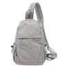 Color Solid Backpack Lightweight For Travel Outdoor Casual Fashion Schoolbag