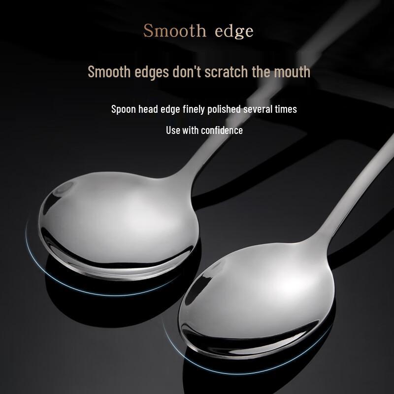Homeglen Stainless Steel Long Handle Eating Spoon