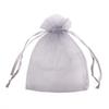 50/100pcs Solid Color Yarn Organza Gift Bags Organza Bag Mesh Wedding Candy Packaging Bag Storage Tulle Fabric Pouches 50%