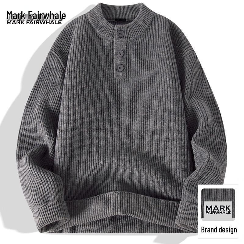 

Мужской вязаный свитер с воротником Генри Mark Fairwhale 2XL