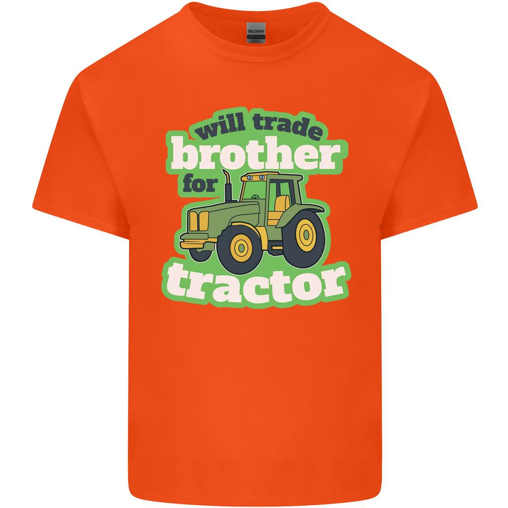 Will Trade Brother For Tractor Farmer Unisexs Light Cotton TShirt