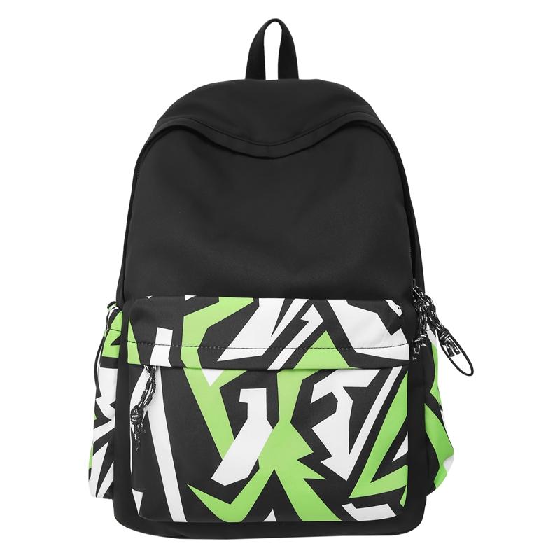 Outdoor Sports Backpack Geometric Backpack Student Schoolbag