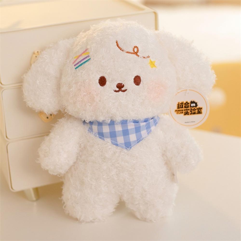Soft Little Dog Plush Toy Puppy White Dog Doll Creative Small Dog Plush Doll  Birthday Gift