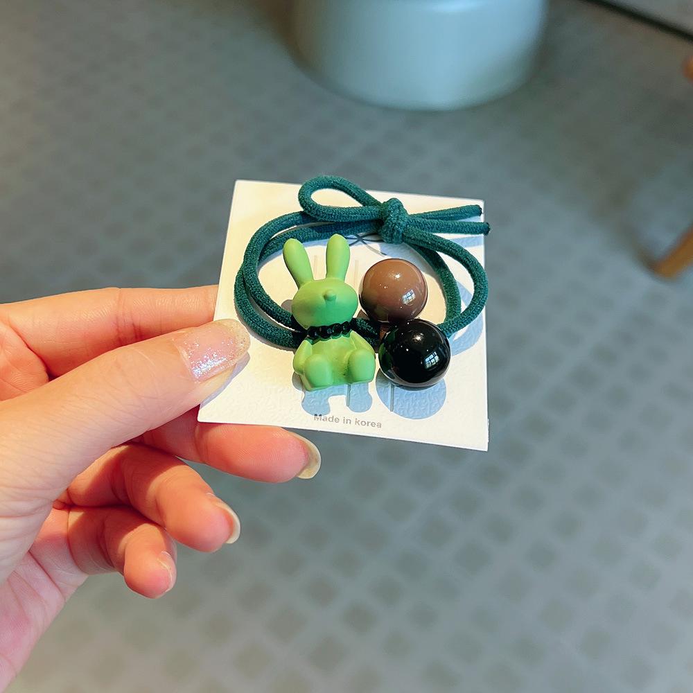 

South Korea Rhinestone Bunny Pearl Hairband - Autumn New Collection