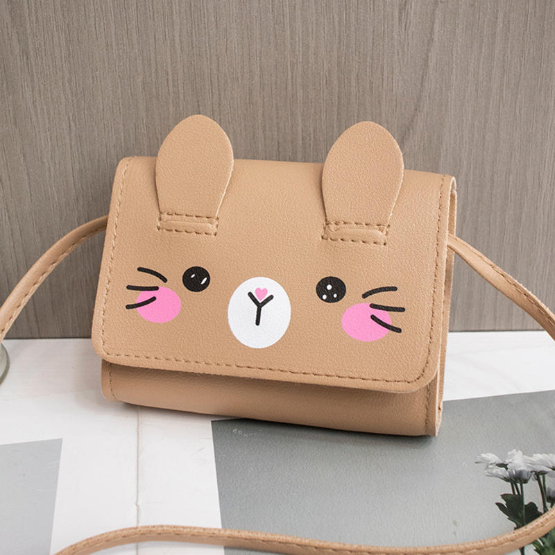 Children Mini Handbags for Girls Fashion Princess Baby PU Leather Small Shoulder Crossbody Bag Cute Kids Coin Purse Wallet