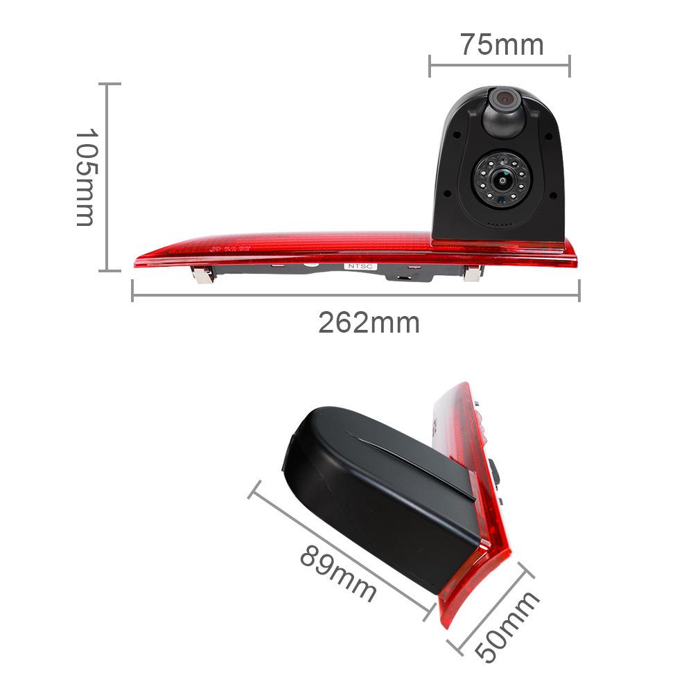 For 2012-2015 Ford Transit Custom Dual Reversing Camera with 10m Extension Line