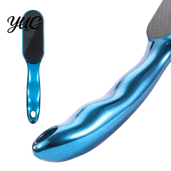 Nanometer Foot File with Ergonomic Handle, Callus Remover Rasp, Heels Rough Skin Hard Cracked Scrubber, Care Pedicure Tool Feet Smoothing