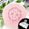 24TE Handgemaakte Zeep Woorden Stempel Natuurlijke Zeep Maken Acryl Stempel Feestbedankje voor Creatieve Cadeaus voor Kinderen Tieners Jongen Meisje