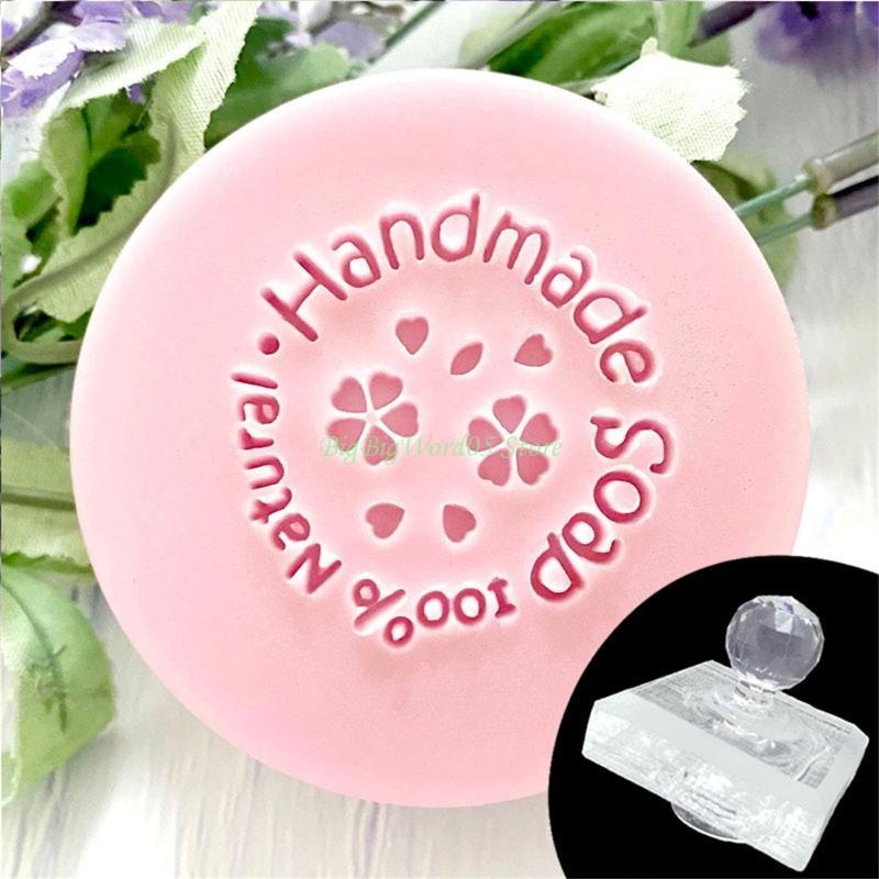 24TE Handgemaakte Zeep Woorden Stempel Natuurlijke Zeep Maken Acryl Stempel Feestbedankje voor Creatieve Cadeaus voor Kinderen Tieners Jongen Meisje