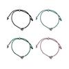 Adjustable Cord Bracelet Alloy Material Wrist Jewelry Perfect for Fashion Lovers