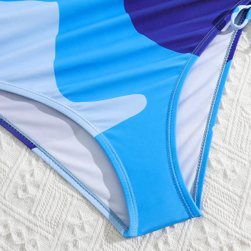2024 European & American Girls' One-Piece Swimsuit – Stylish Resort Swimwear for Children