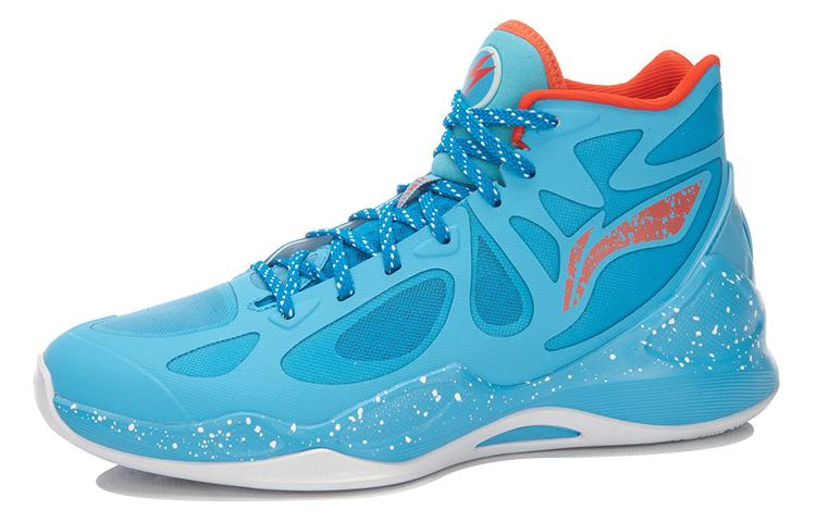 Li Ning SONIC 4 Textile, Split Cow Leather Slip Resistant Abrasion Resistant Cushioning Support ABPL011-5