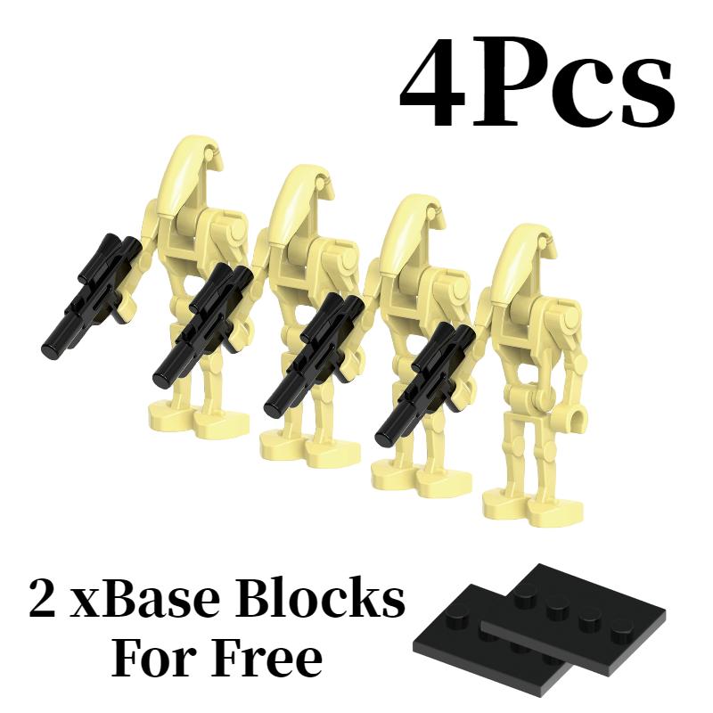 Super Wars Star Battle Droid Troopers Minifigures Building Blocks Diy Toys Gifts