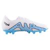 Nike Air Zoom Vapor 15 Academy Round Toe Lace-Up HG (Rubber Short Stud) Non-Slip Soccer Shoes Men Soccer Shoes White Blue DJ5632-146
