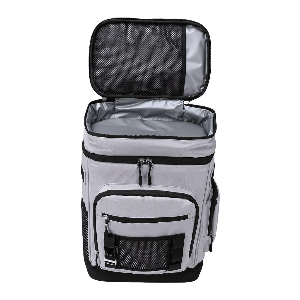 Insulated Cooler Backpack Oxford Cloth Water Proof Leakproof Portable Thermal Travel Cooler Bag for Beach Camping Lunch