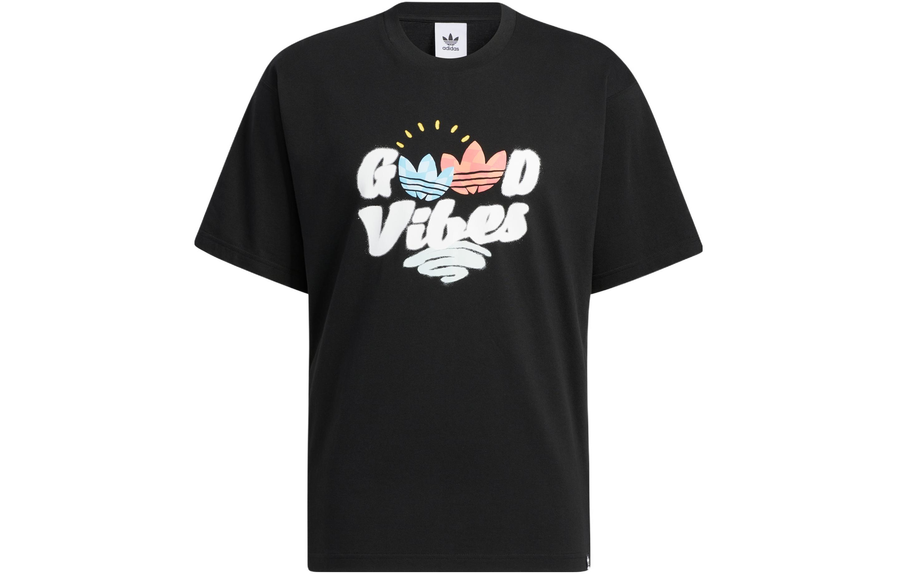 Adidas Originals T Shirt Unisex Black HM8001 M