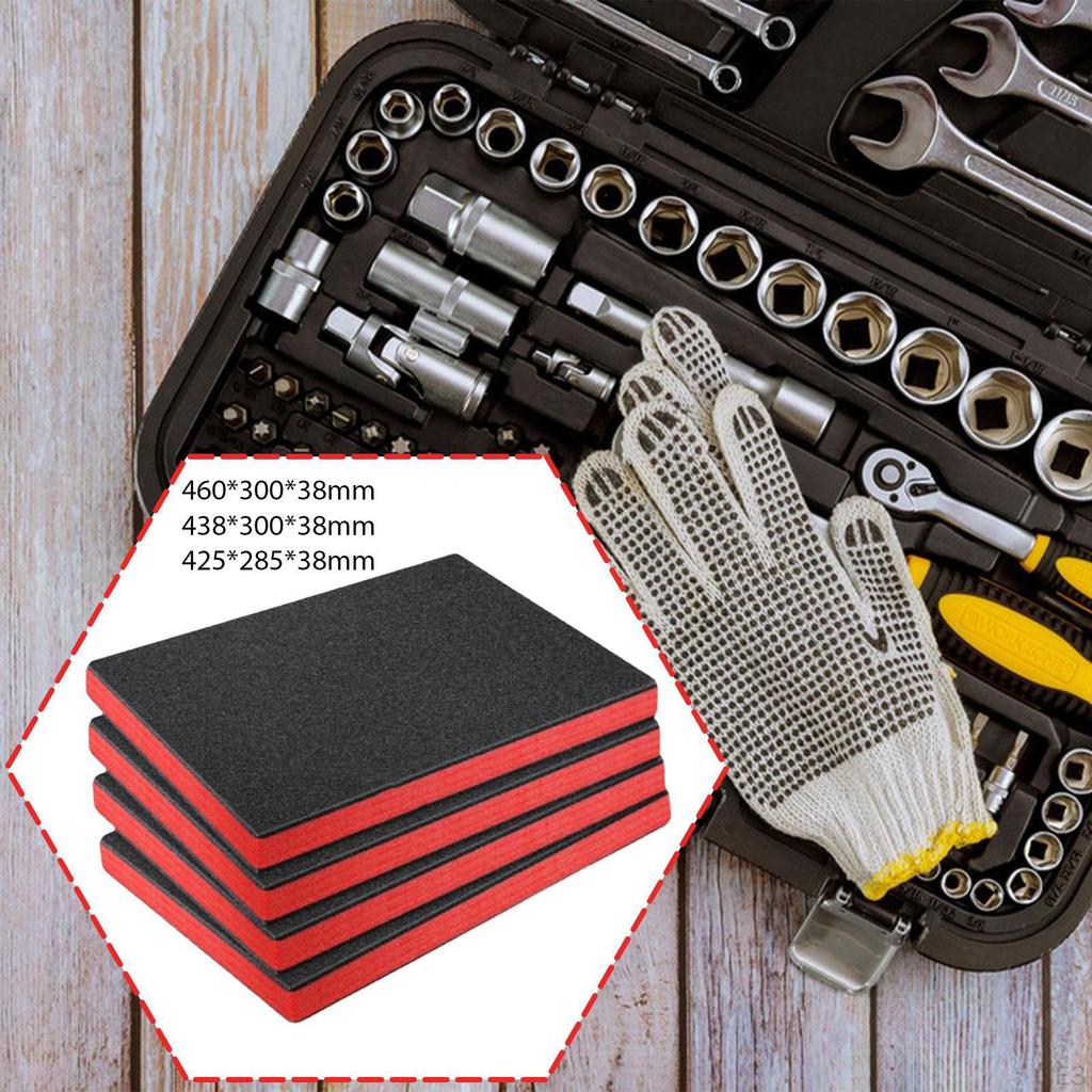 4 Schaumstoffeinlagen für , Schutzverpackung, Multifunktional, Lagerung und Transport.