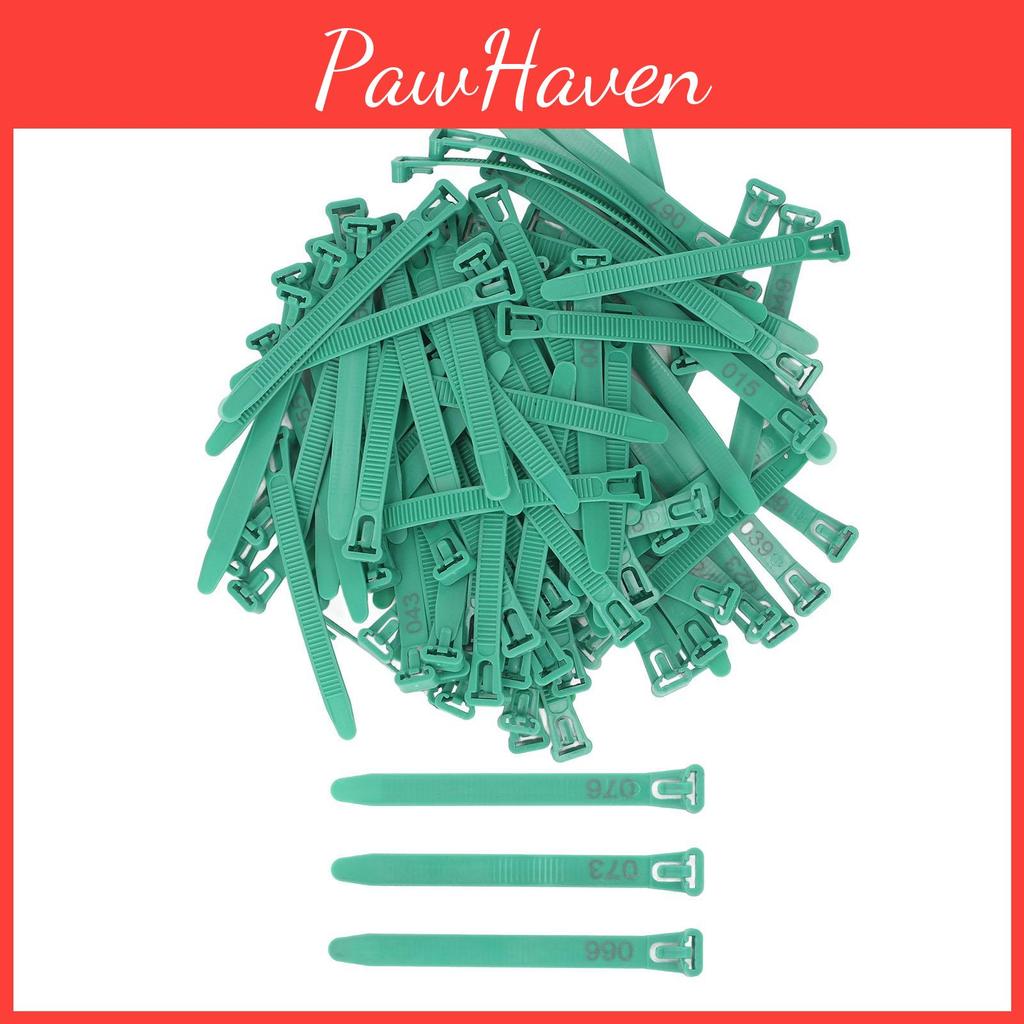 1100 Chicken Rings Leg Numbered Chicken Identification Leg Bands Tags Reusable For Ducks Chicks