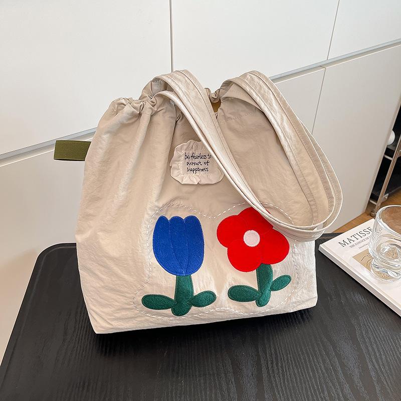 Foreign style texture simple niche design large capacity tote bag 2025 summer new fashion women's shoulder bag