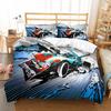 Relay Race Car Game Duvet Cover Set UK Single Double Queen US Twin Full King Size Bed Linen Set Duvet Cover Bed Set Quilt Cover