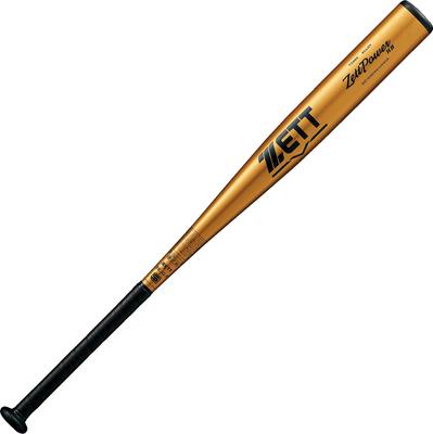Kij baseballowy ZETT Hardball Z Power HB Metal Duraluminium 84 cm Ponad 900 g Złoty Wyprodukowano w Japonii BAT16384 (Wspaniały (TZ800)) (8200)