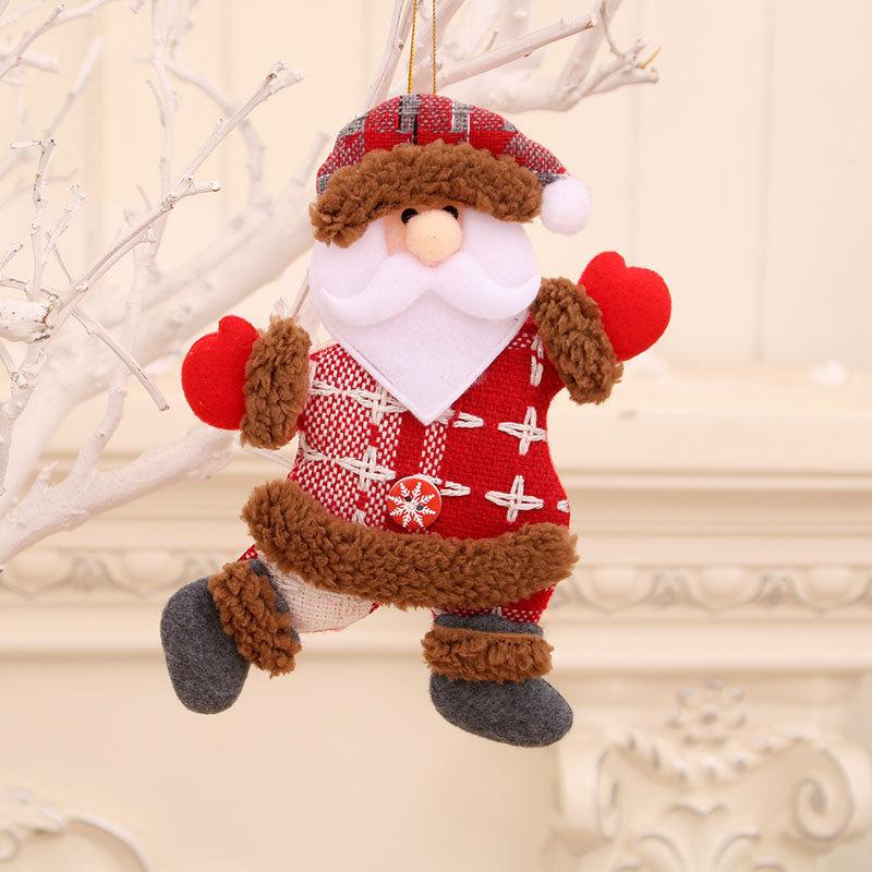 Christmas Fabric Ornaments Set - Plush Dolls, Tree Hangers & Gift Decor