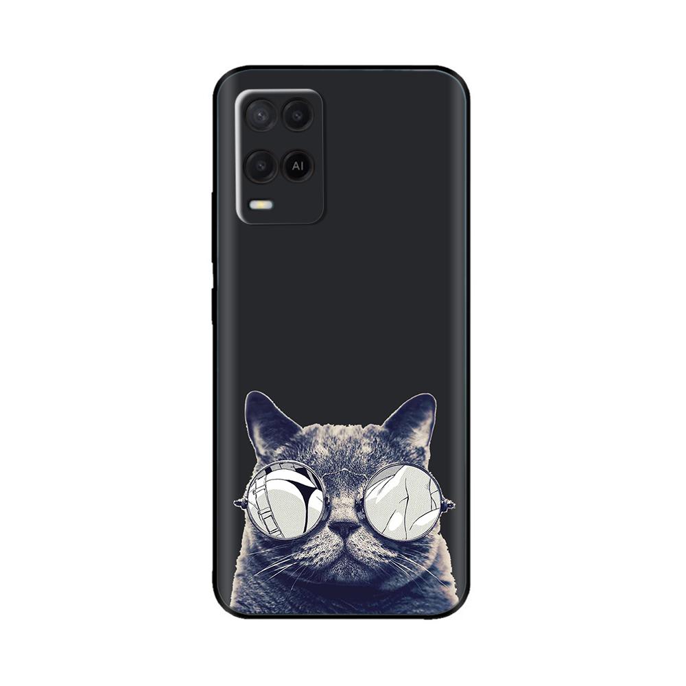 For Oppo A54 A74 Case Soft Black Silicone TPU Phone Back Cover for Oppo A54 4G CPH2239 A54 5G CPH2195 A74 4G 5G Case Cover Coque