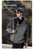 Unisex Trendy Three-in-One Waterproof Jacket for Autumn/Winter Outdoor Activities, Color-Blocked Design for Couples