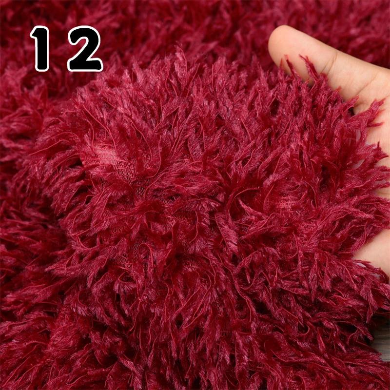 

Feather Fringe Fabric Pillow Children Clothes Costume Simulated Feather Tassel Designer Cloth DIY Shooting Background Decoration length 50cm