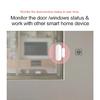 Tuya Smart WiFi Door Sensor Smart Home Open Close Detector Smartlife App Control Notification Compatible with Alexa Google Home