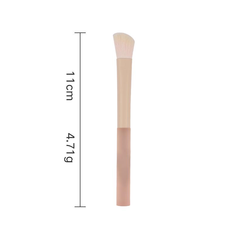 Mini 10-Piece Candy Makeup Brush Set: Stippling, Powder, Highlight, Eyeshadow