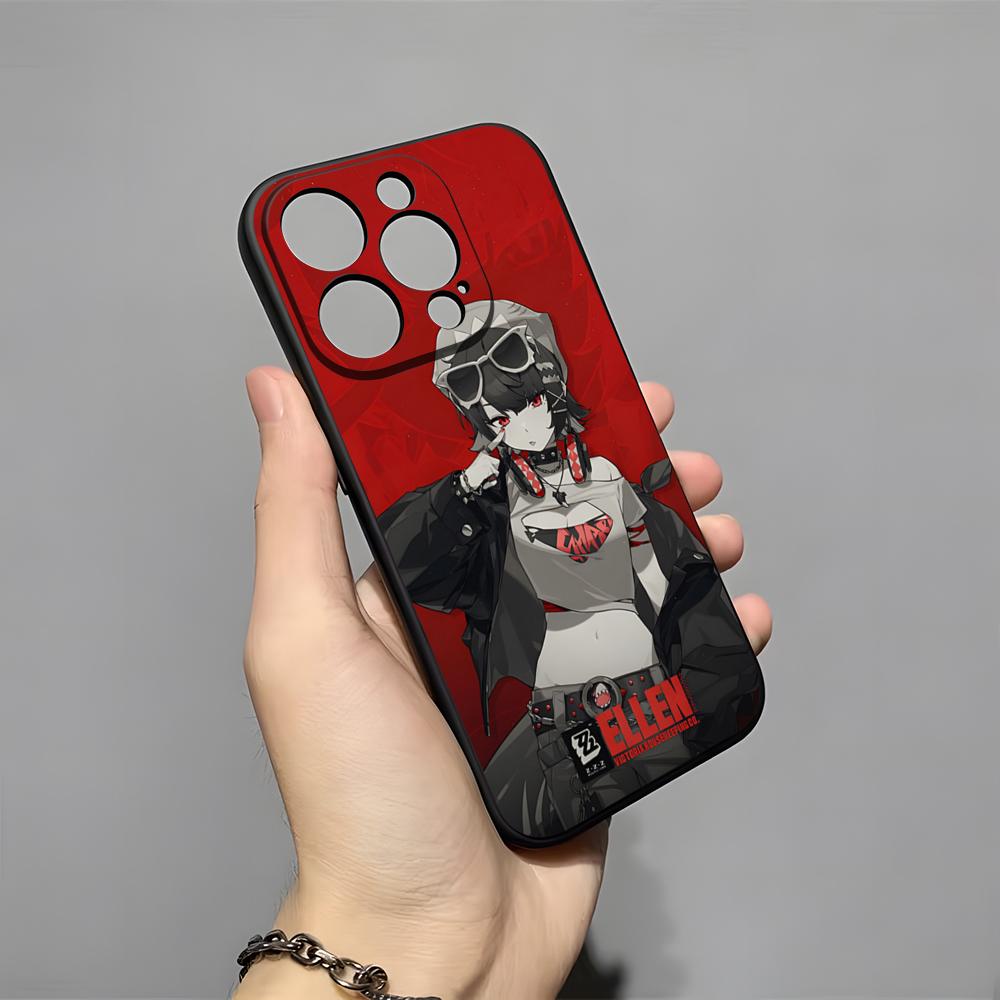 

Game Zenless Zone Zero Ellen Joe Phone Case For IPhone 17 Pro Max 16 15 14 Pro Max 13 11 X Xs Xr 8 7Plus Silicone Cover iPhone 15 Plus