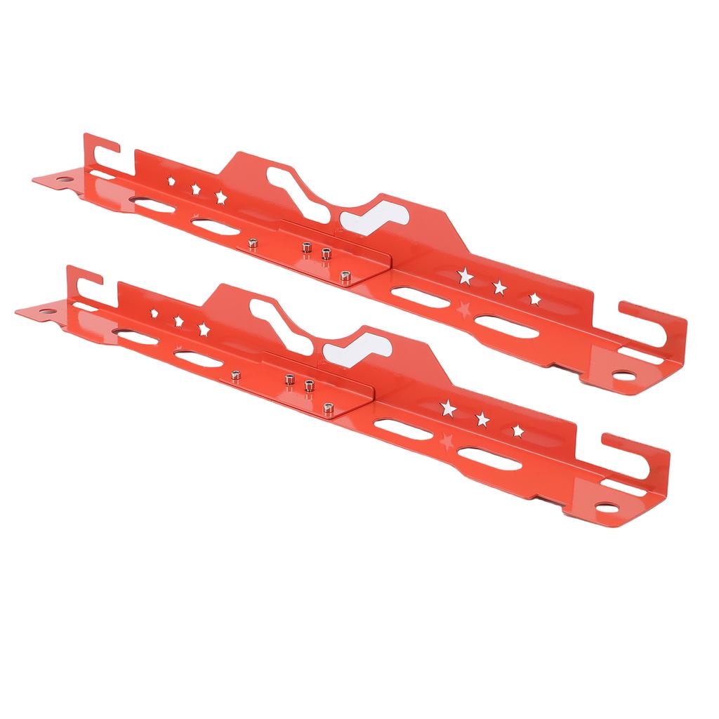 2 Sets Automotive Toe Alignment Tool Accurate Alloy Steel Universal Hole Design Wheel Alignment Tool Red