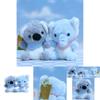 Adorable Plush Elephant And Koala Keychain Soft Toy Cute Animal Doll For Bags