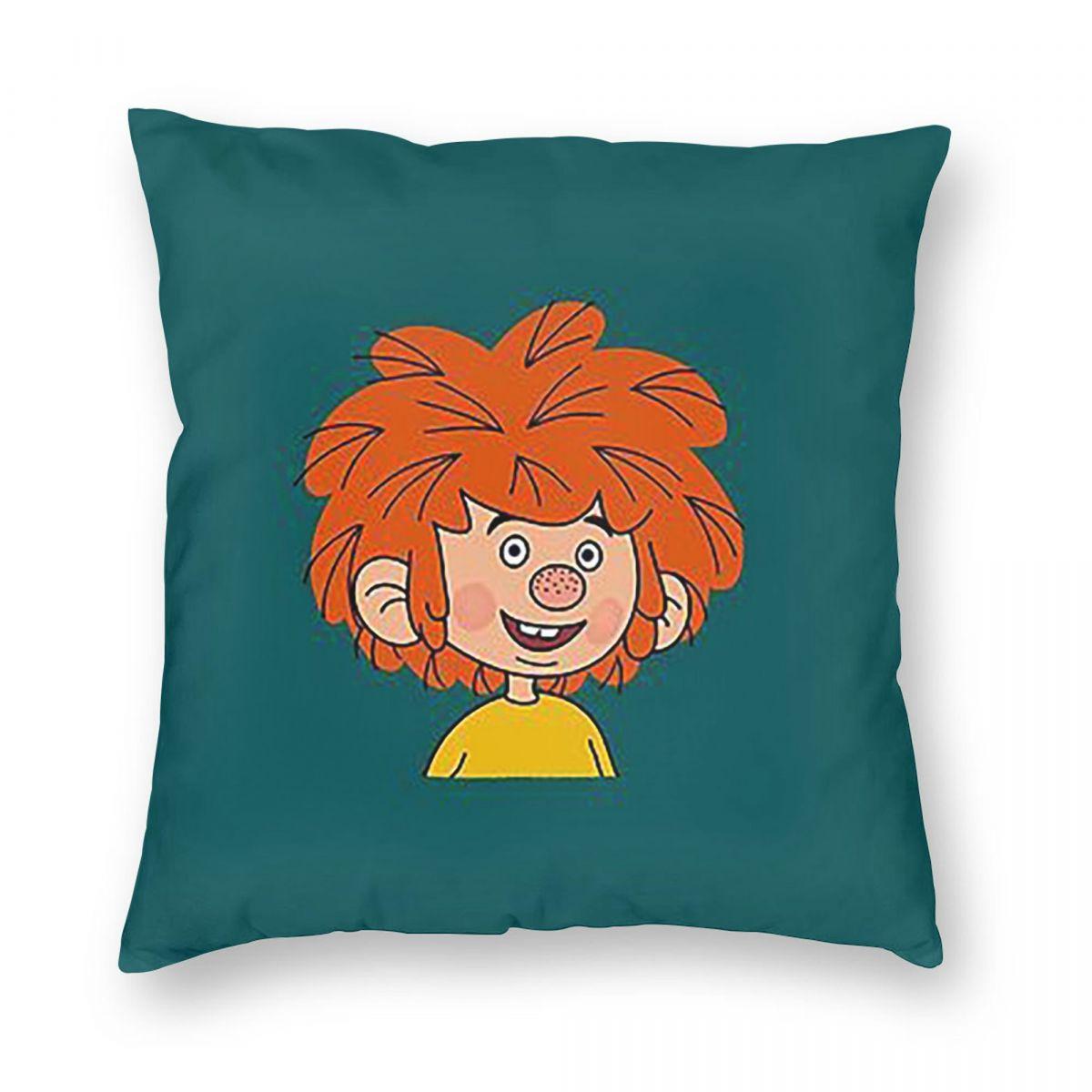 

Pumuckl Is An Invisible Goblin Square Pillowcase Pillow Cover Cushion Throw Pillow for Home Sofa Living Room 20x20Inch