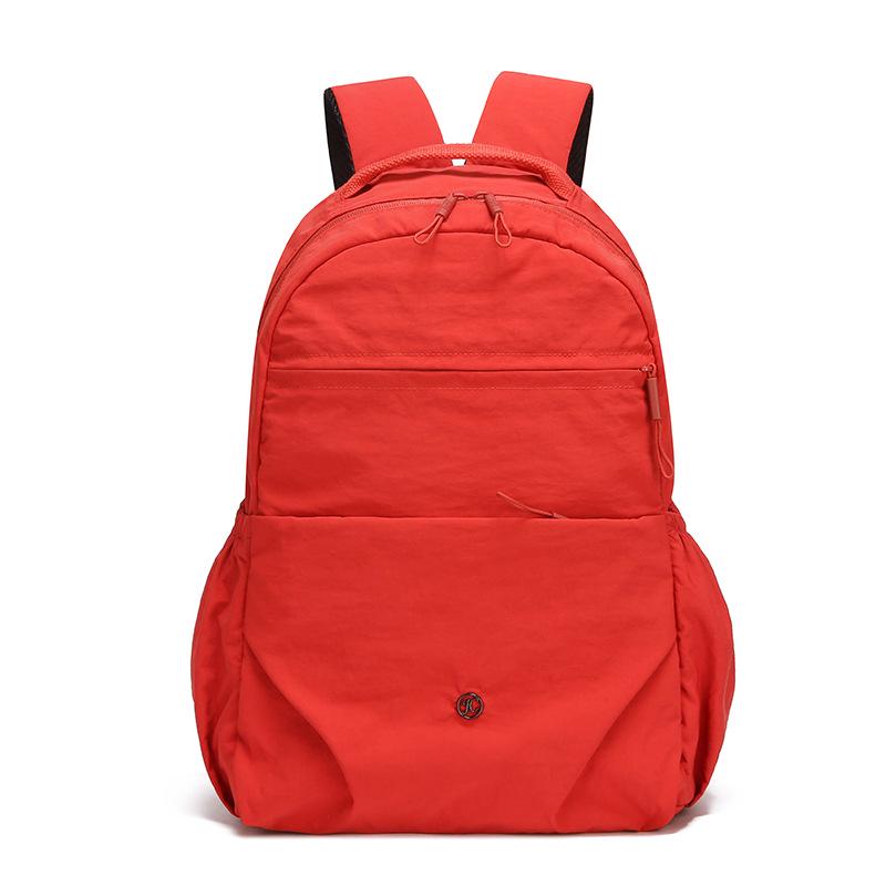 

Однотонный спортивный рюкзак - Вдохновленный дофамином, Унисекс школьный/уличный рюкзак 30*17*44cm красный