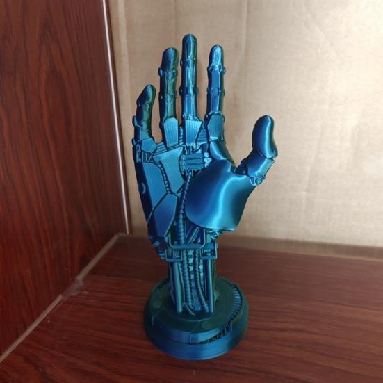 Game Controller Holder Stand 3D Printed Universal Gaming Headphone Controller Stand Mechanical Hand Statue