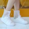 Reusable Waterproof Shoe Covers Anti-Slip Rain Shoe Covers Snap Button Shoe Covers for Rain Snow Mud Men Women Sneakers