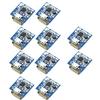 Pack of 10pcs 5V Step Up Board for Lithium Battery Charging Protections with Built-in Intelligent Temperature Control