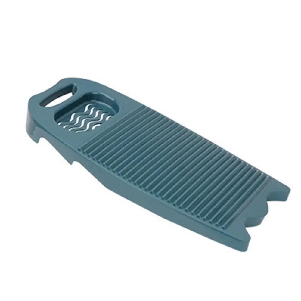Durable Hand Wash Plastics Washboard Large Size Non-Slip Laundry Board with Soap Trough Household Clothes Cleaning Tool