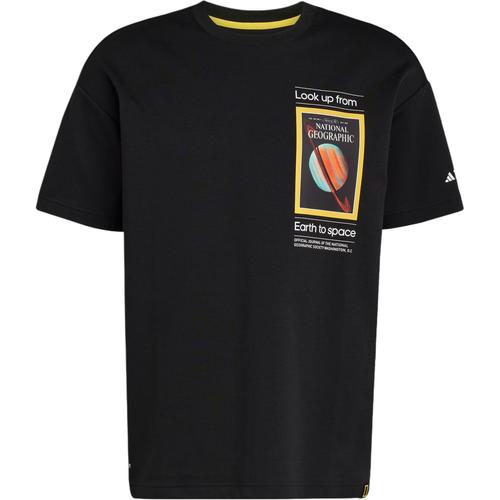 Adidas x National Geographic T-Shirt Men s Black JD5964 S чёрный