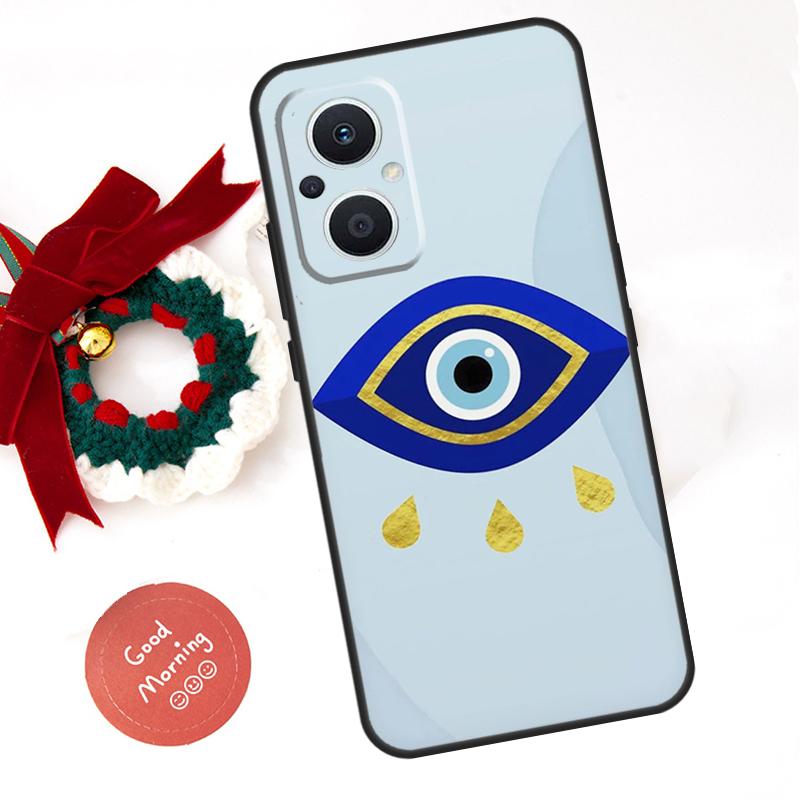 Big Eyes Cartoon Pattern Funda For OPPO Reno 8 Lite 10 11 12 13 14 Pro 11F 12F 13F 14F OPPO Find X8 X5 X6 X9 Pro Case