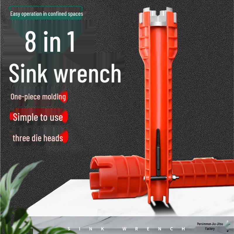 Water Wrench 8-in-1 & 5-in-1 Faucet and Pipe Loosening Tool