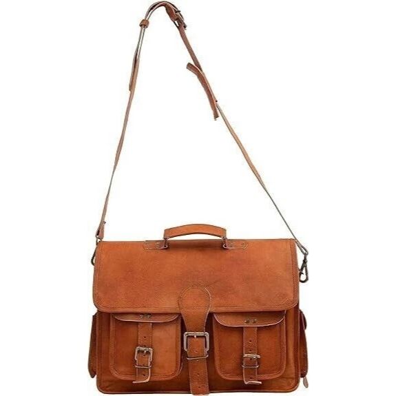 Leather briefcase laptop bag messenger satchel  best Handmade Leather bag