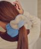 Melly&Rose Fluffy Knit Scrunchie (310542)_Light Blue